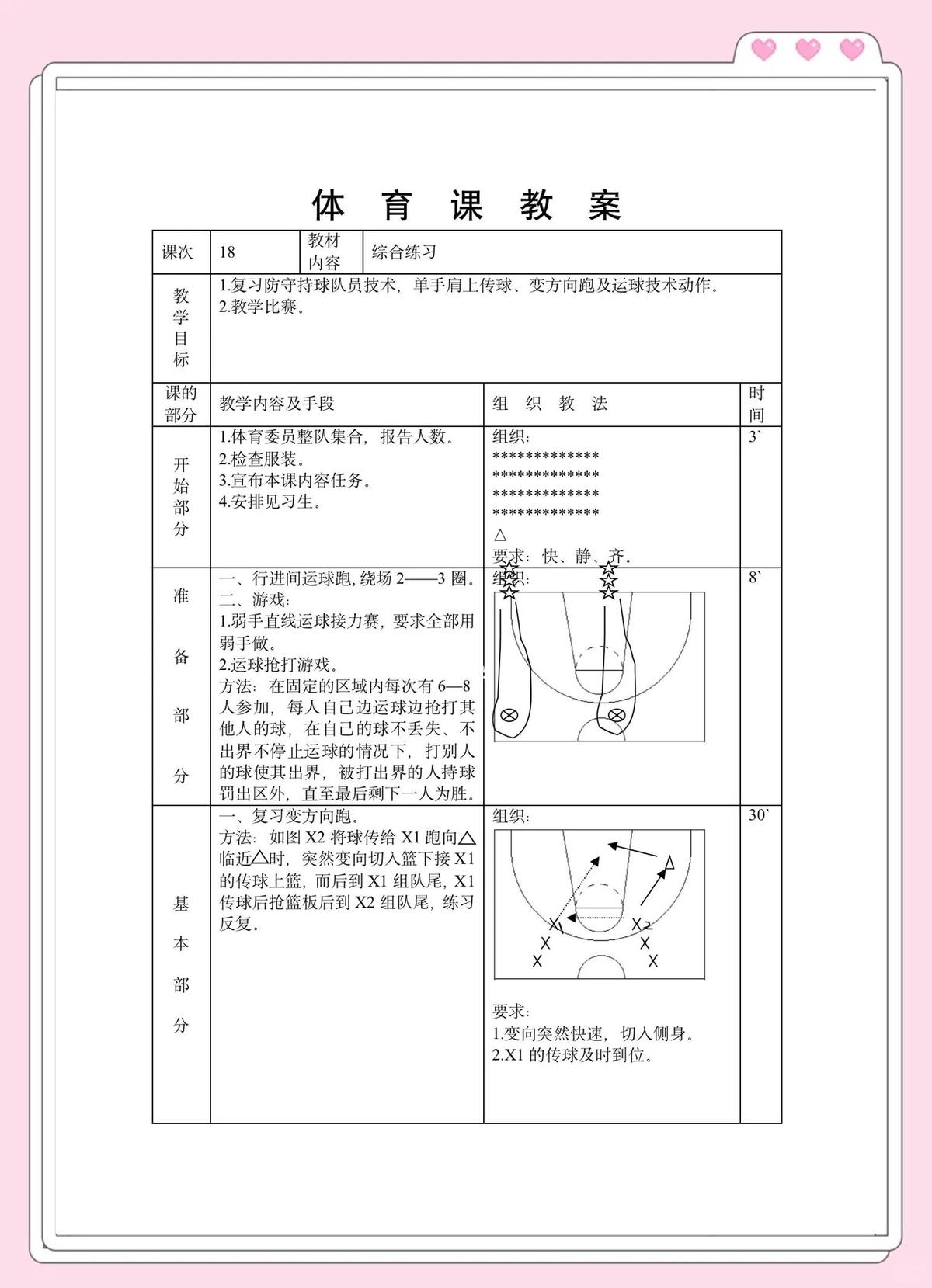 篮球系统训练全程录像